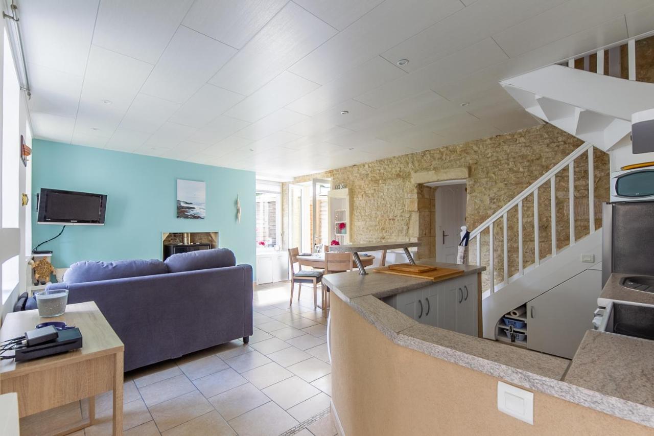 La Rochambelle - Charmante Maison De Pecheurs Bernieres-sur-Mer Экстерьер фото